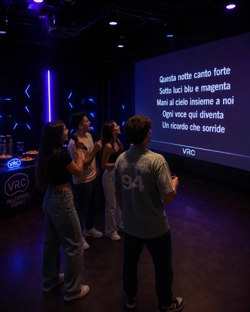 Karaoke in sala privata a VRC Pisa